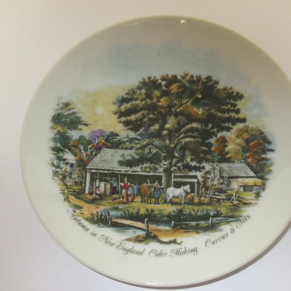 Vintage Set of 4 American Homestead 6-1/4” Four Season Plates - Picture 5 of 7